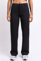 Nova 01Mid Straight Suit Pants - Black