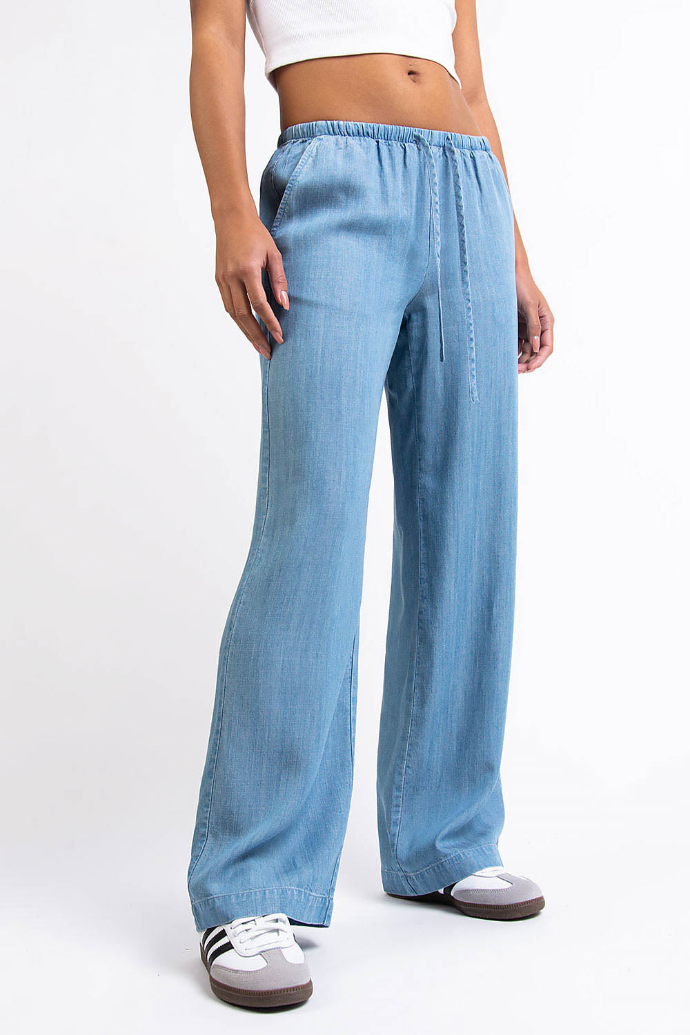 Mel 03Low Straight Lounge Pants - Bleach Blue