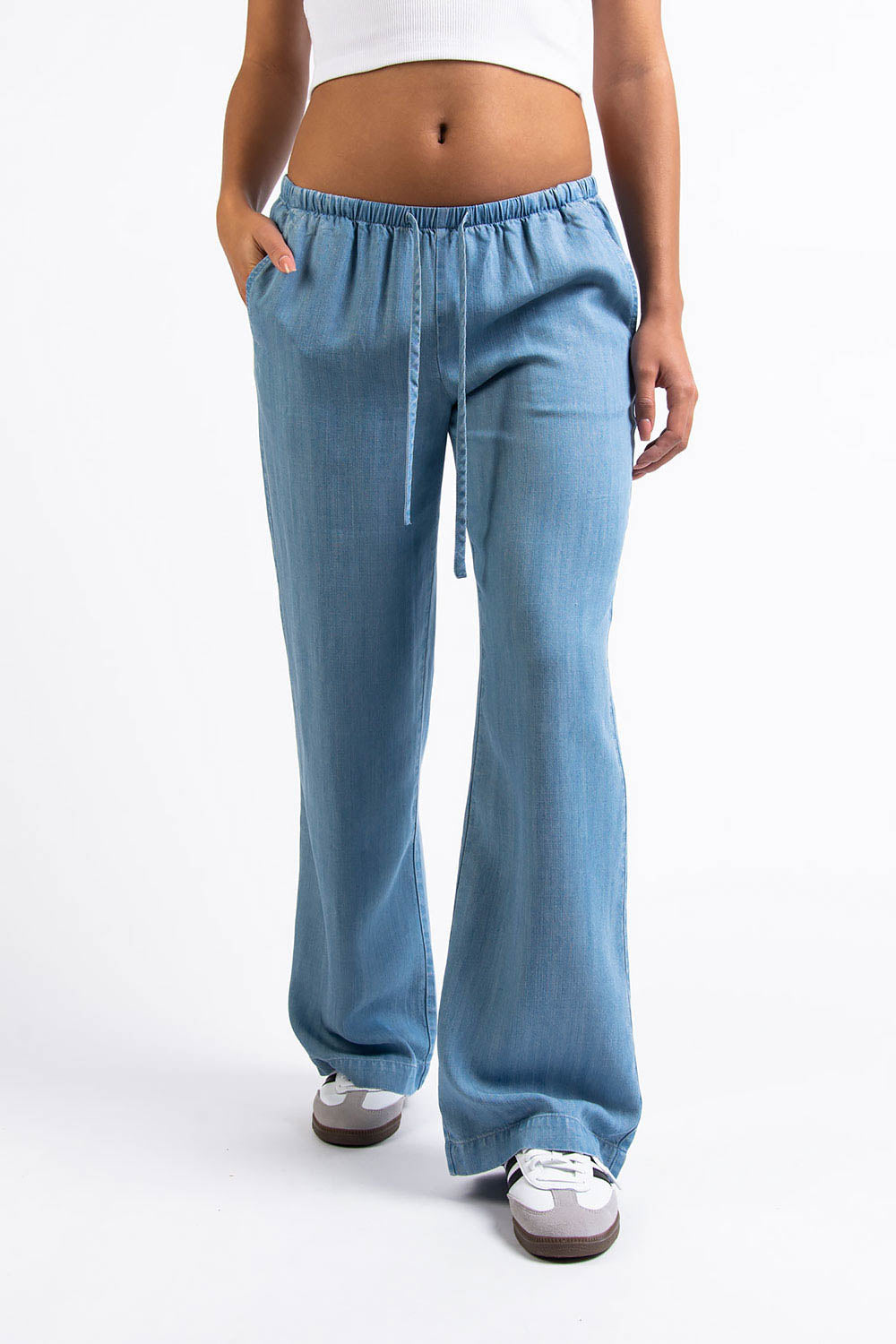 Mel 03Low Straight Lounge Pants - Bleach Blue