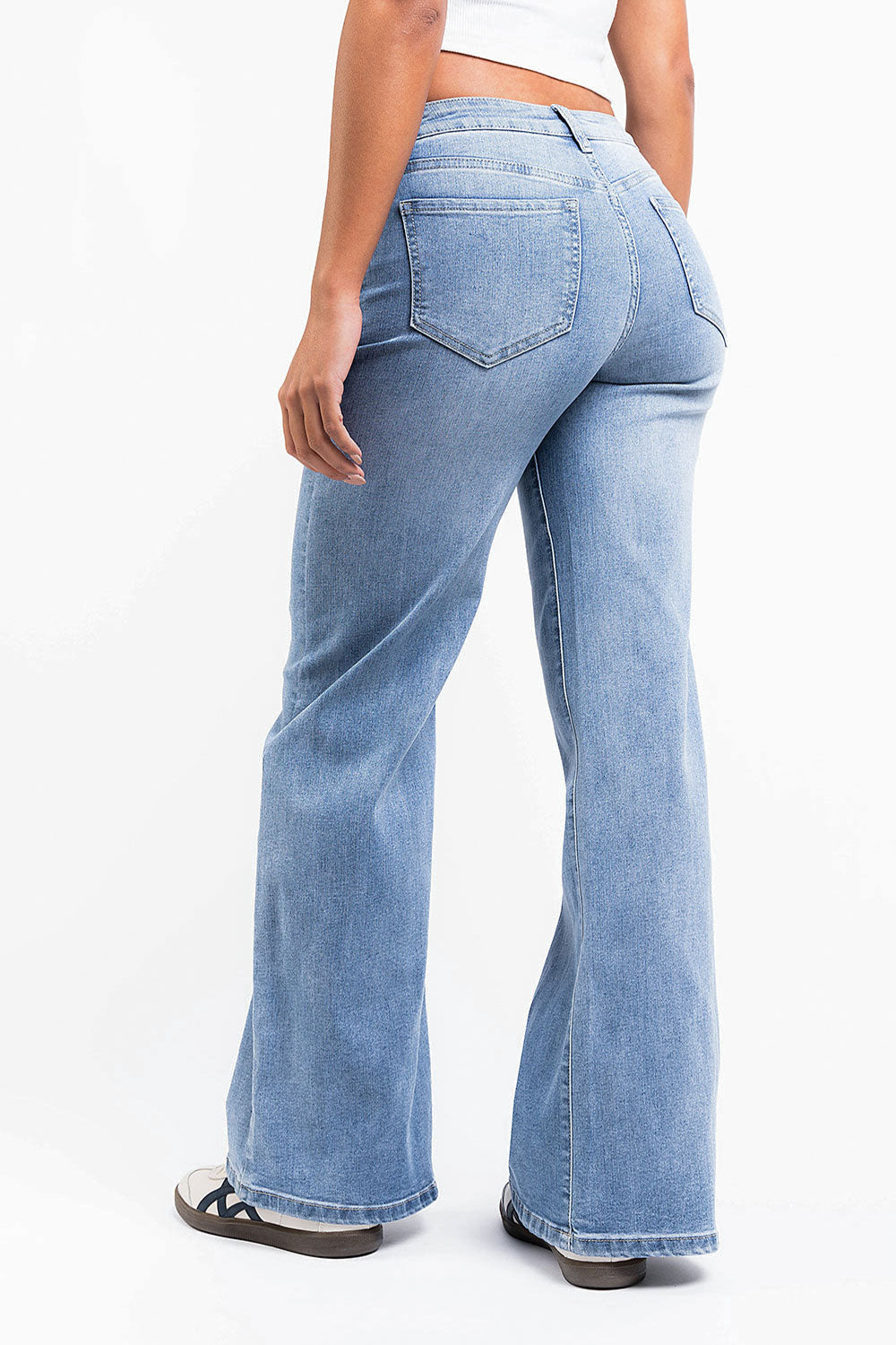 Taylor 03Mid Wide Jeans - Bleach Blue