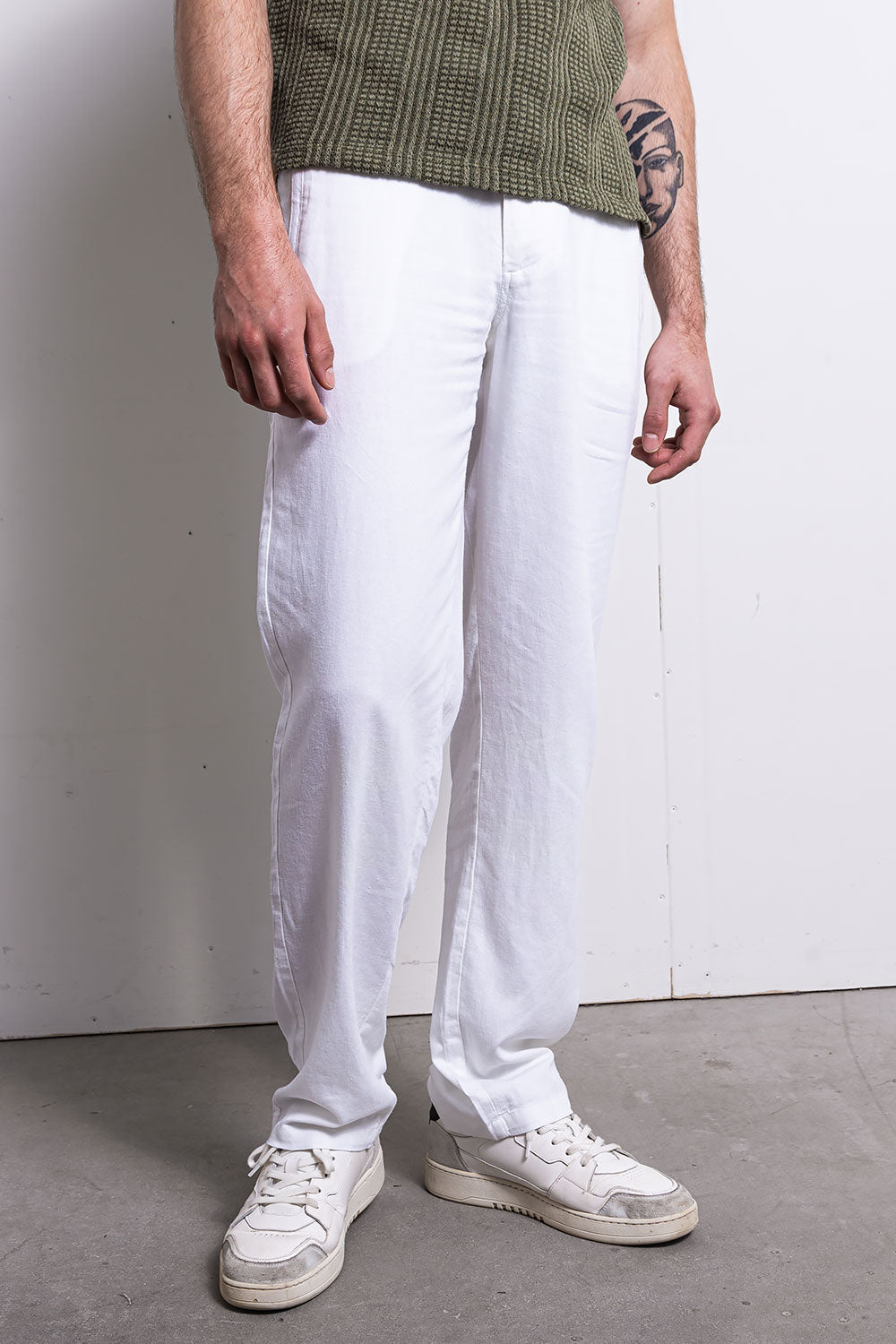 Ubud Linen Pants - White