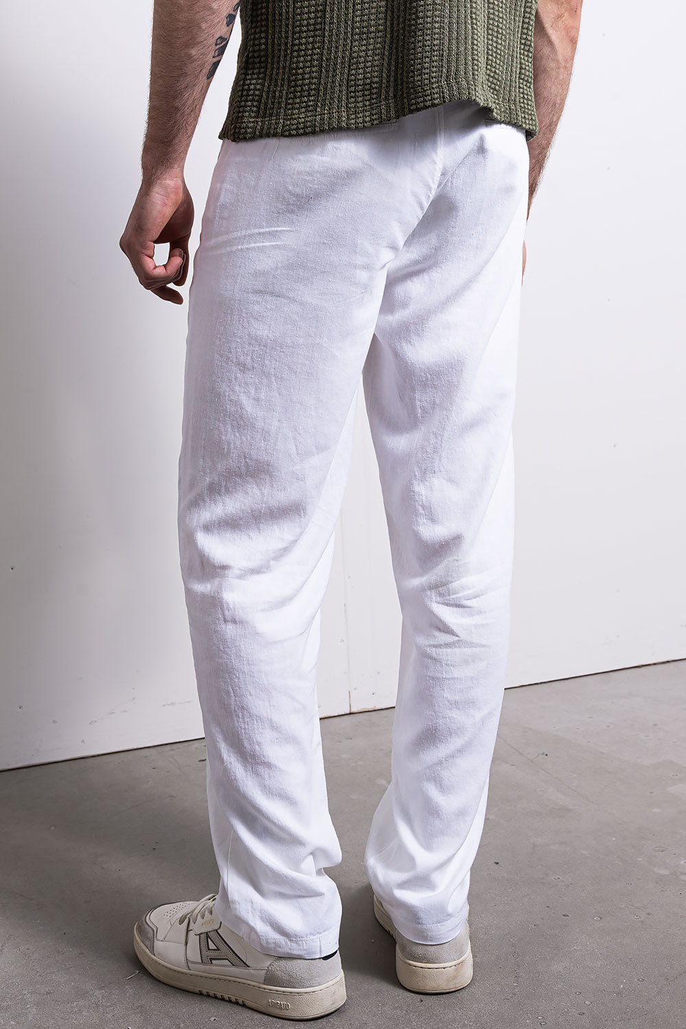 Ubud Linen Pants - White