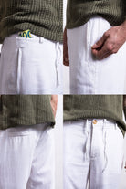 Ubud Linen Pants - White