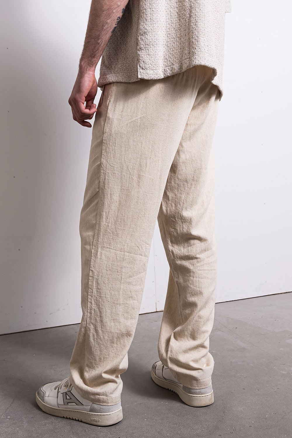 Ubud Linen Pants - Beige