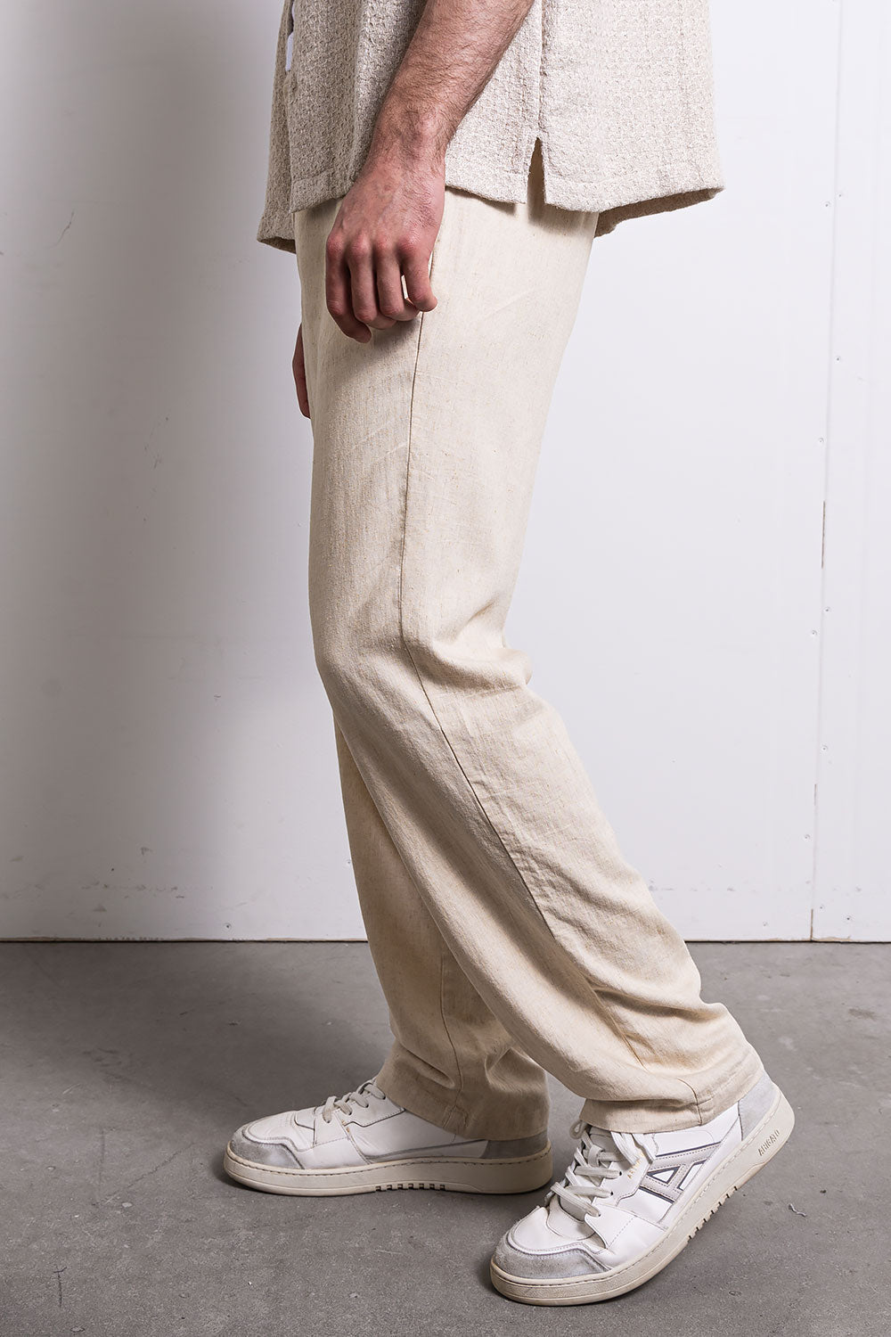 Ubud Linen Pants - Beige