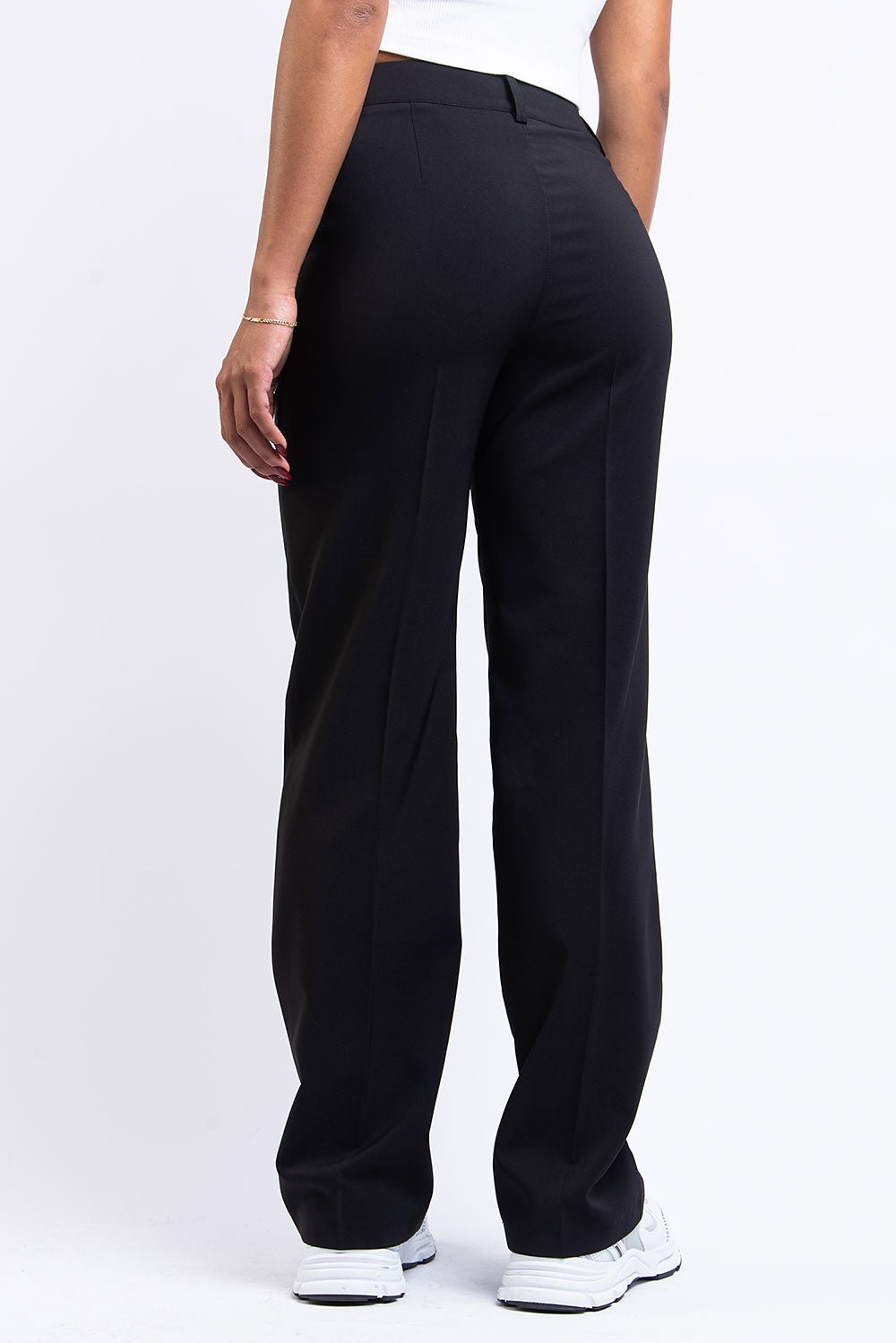 Nova 02High Straight Suit Pants - Black