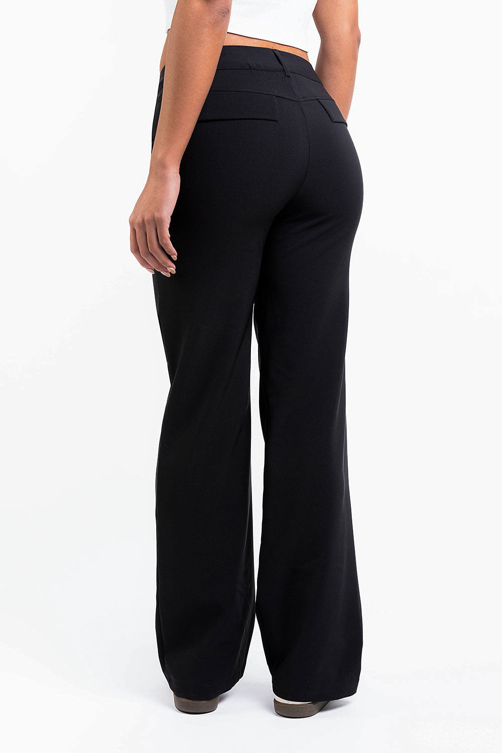 Drew 03Mid Straight Suit Pants - Black – MADLADY