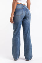 Dina 02Mid Straight Jeans - Vintage Blue
