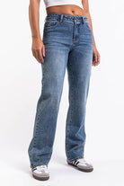 Dina 02Mid Straight Jeans - Vintage Blue