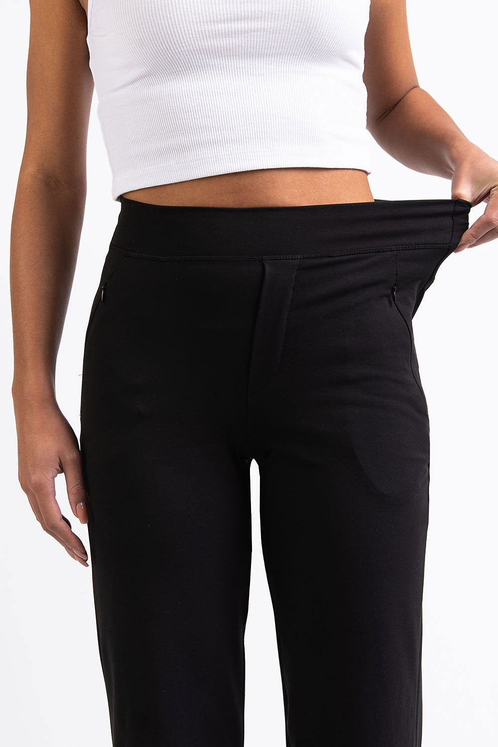 Holly 01High ActiveFlex Straight Pants - Black