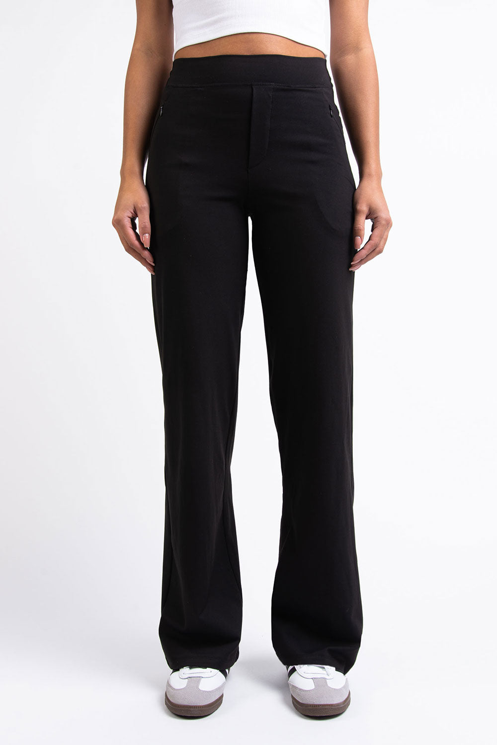 Holly 01High ActiveFlex Straight Pants - Black – MADLADY