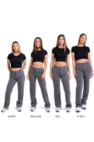 Drew 02Mid Straight Suit Pants - Grey