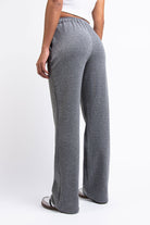 Eyla 01Mid Straight Lounge Pants - Grey Melange
