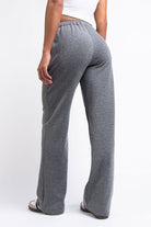 Eyla 01Mid Straight Lounge Pants - Grey Melange