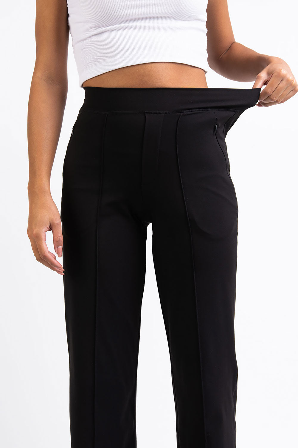 Holly 02High ActiveFlex Straight Pants - Black