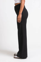 Ciara 01High Wide Suit Pants - Black