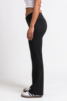 Drew 04Low Bootcut Suit Pants - Black