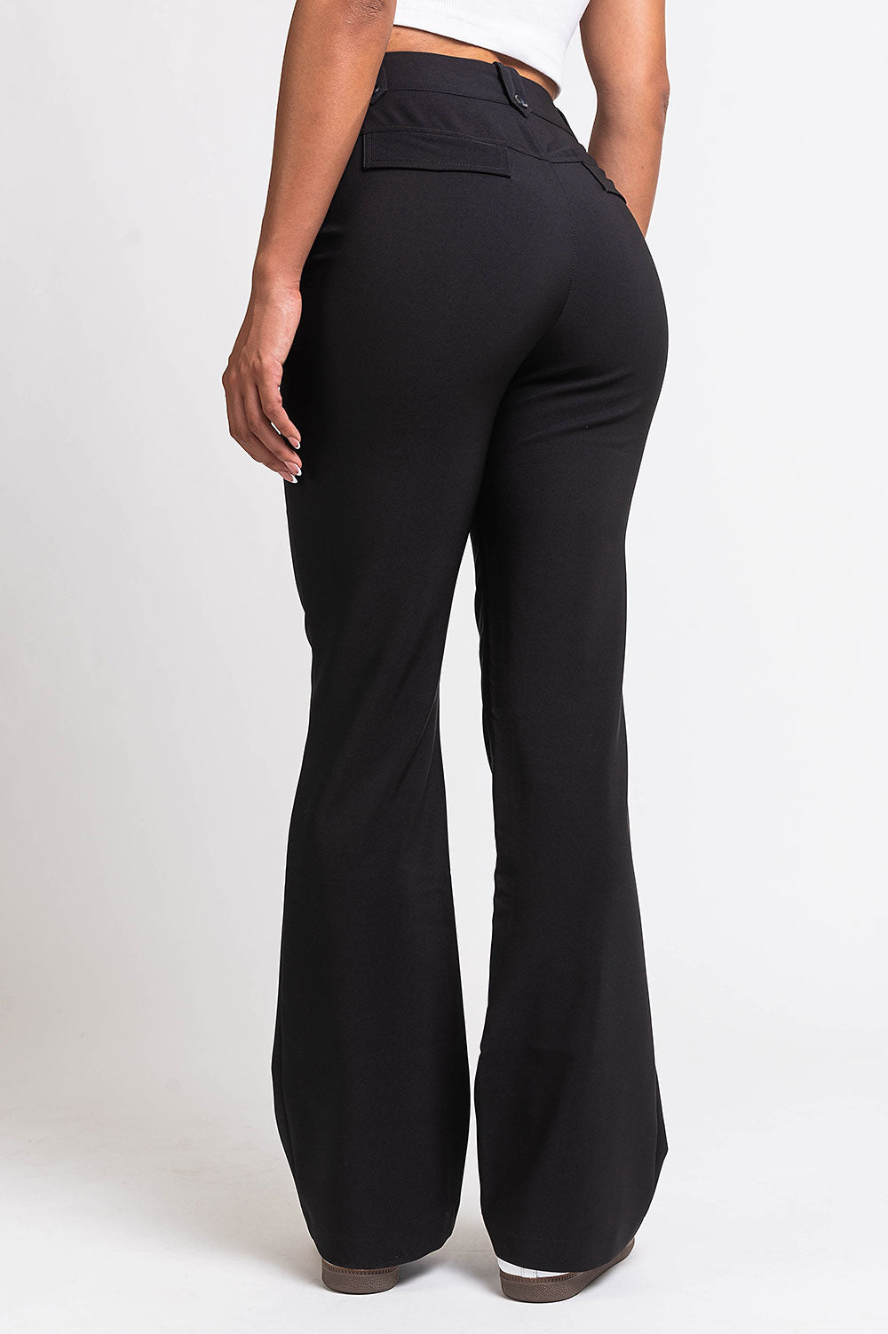 Bonnie 04High Bootcut Suit Pants - Black