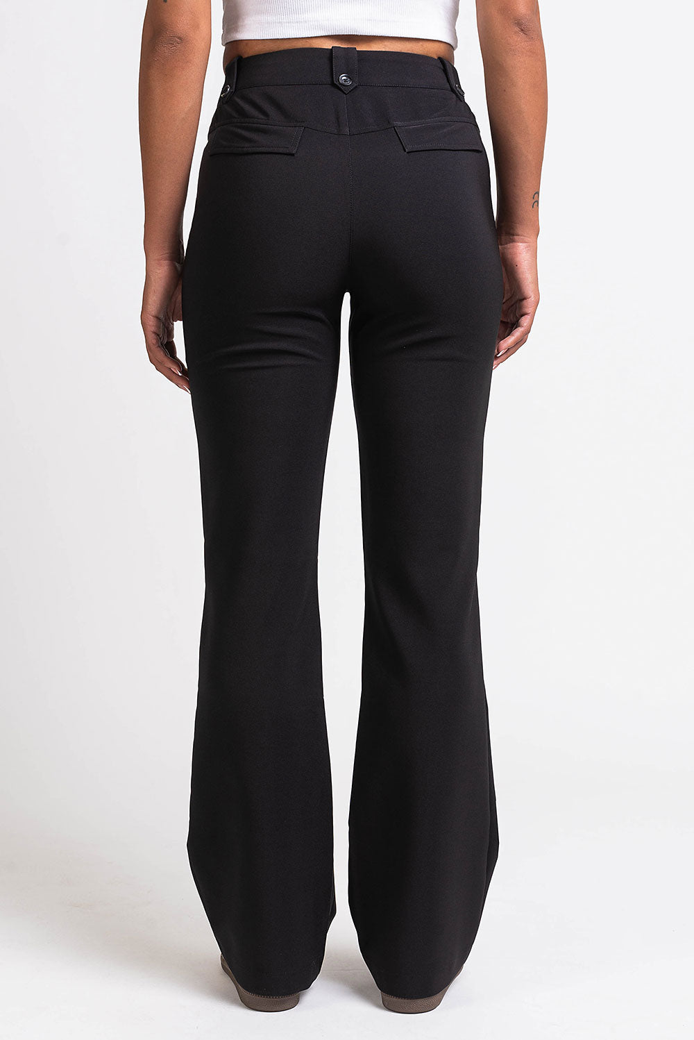 Bonnie 04High Bootcut Suit Pants - Black