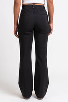 Bonnie 04High Bootcut Suit Pants - Black