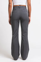 Bonnie 04High Bootcut Suit Pants - Grey