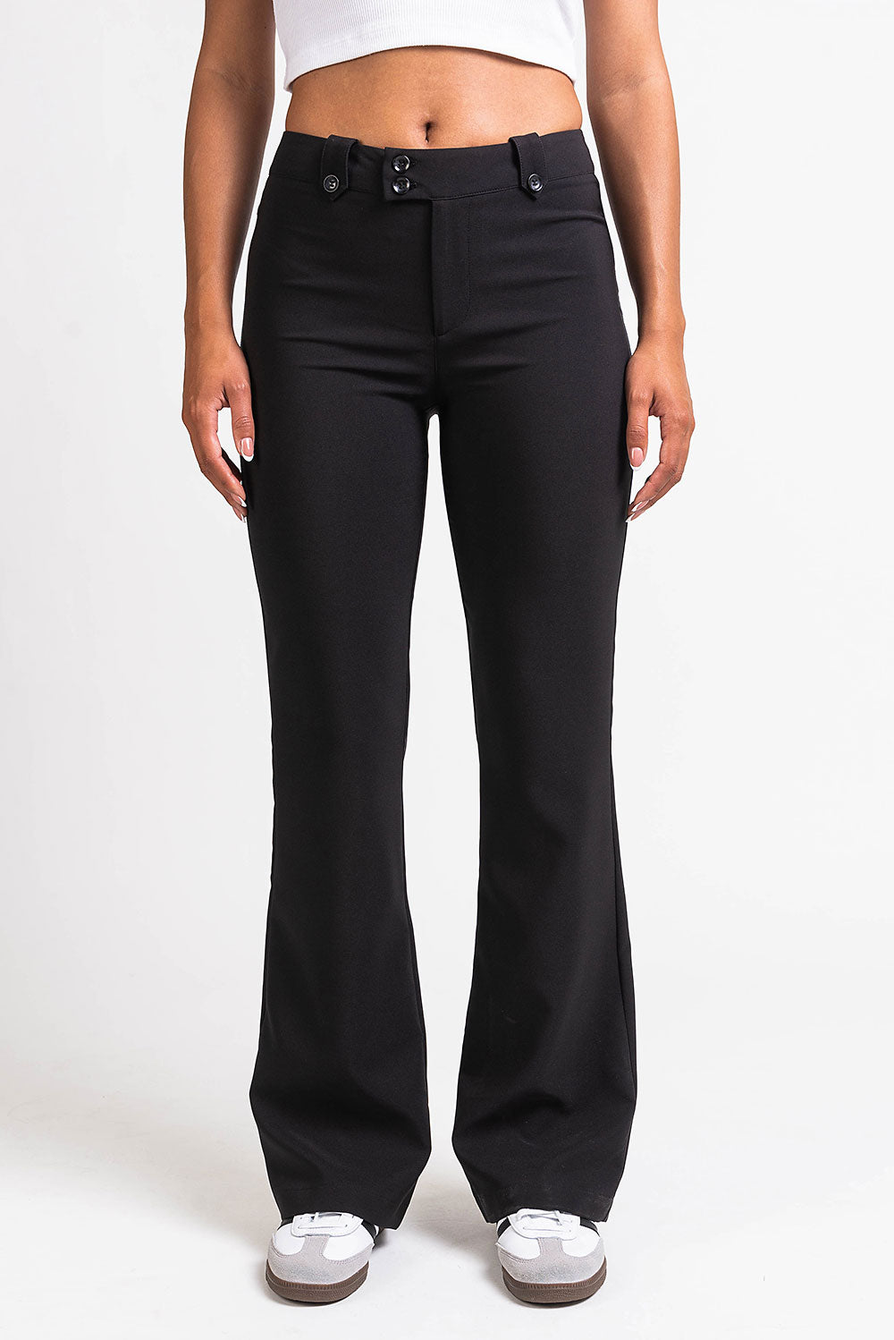 Bonnie 03Mid Bootcut Suit Pants - Black