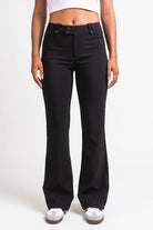 Bonnie 03Mid Bootcut Suit Pants - Black