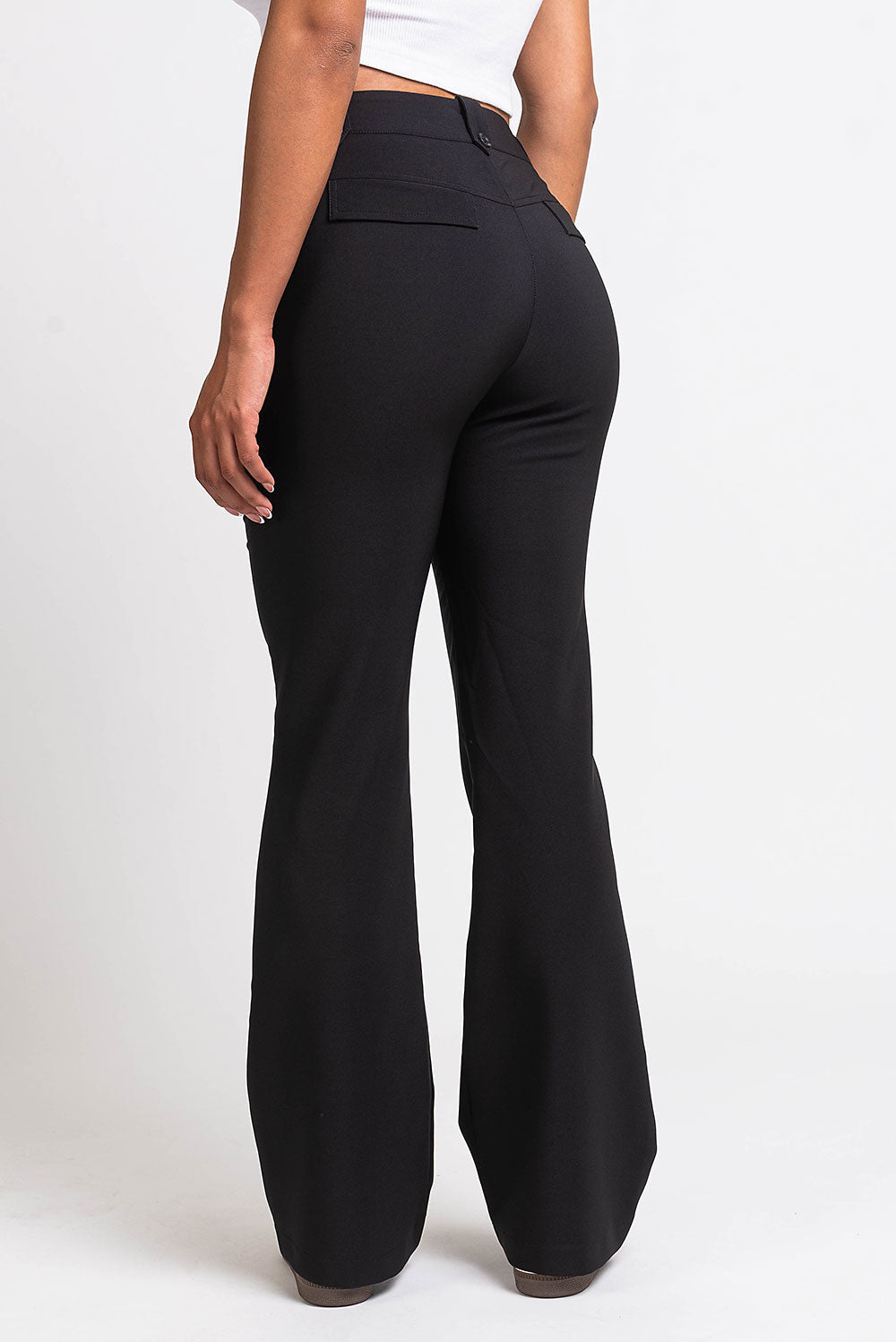 Bonnie 03Mid Bootcut Suit Pants - Black