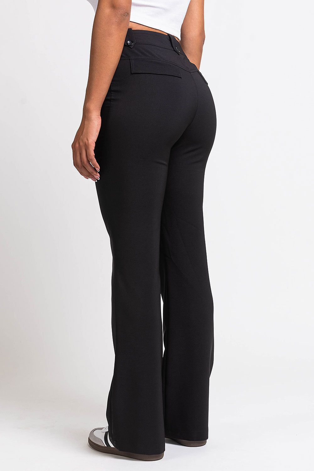 Bonnie 03Mid Bootcut Suit Pants - Black
