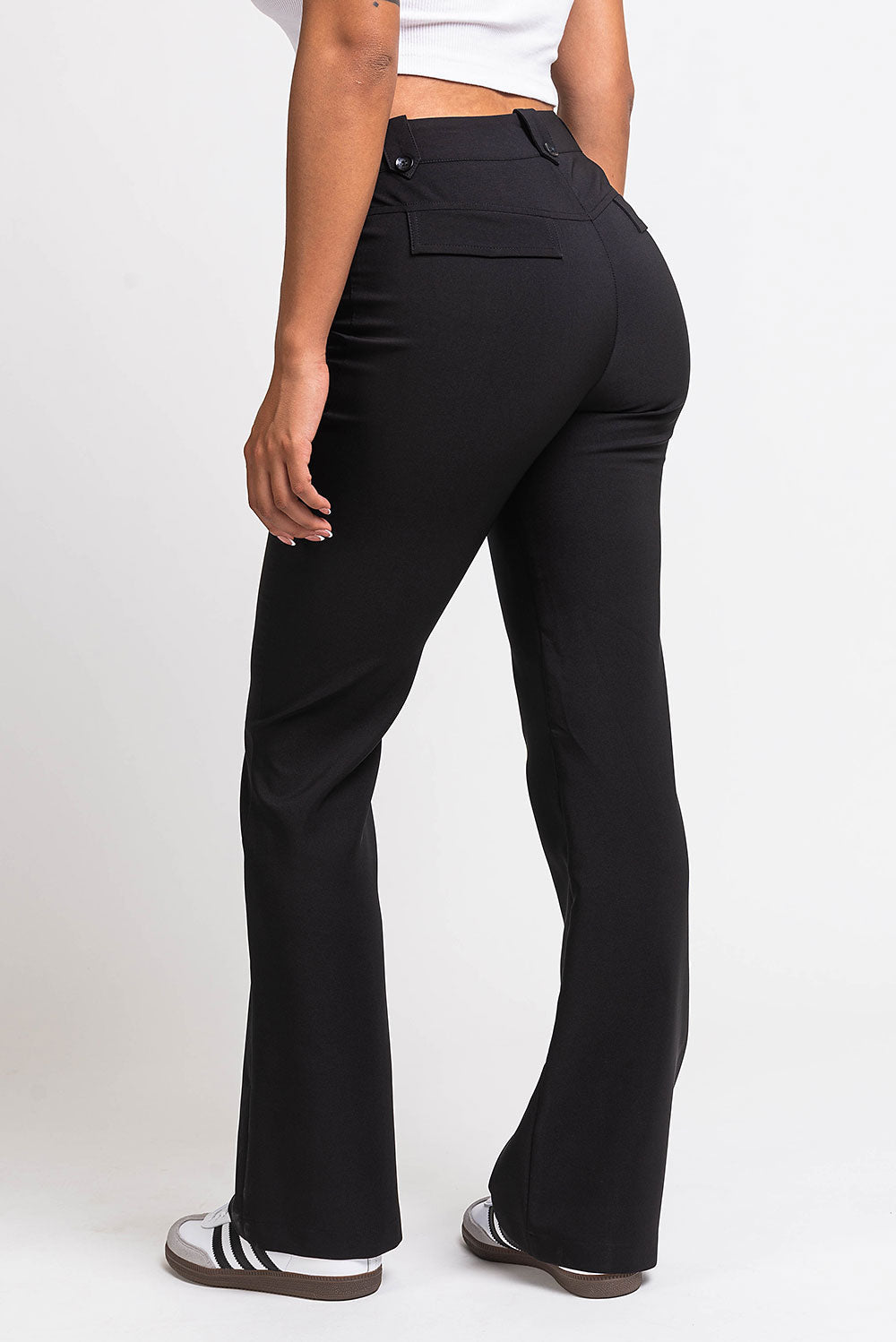 Bonnie 03Mid Bootcut Suit Pants - Black