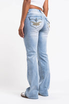 Claire 02Low Bootcut Jeans - Bleach Blue