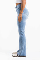 Taylor 02High Bootcut Jeans - Bleach Blue