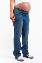 Maternity 02 Straight Jeans - Vintage Blue