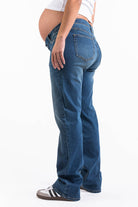 Maternity 02 Straight Jeans - Vintage Blue