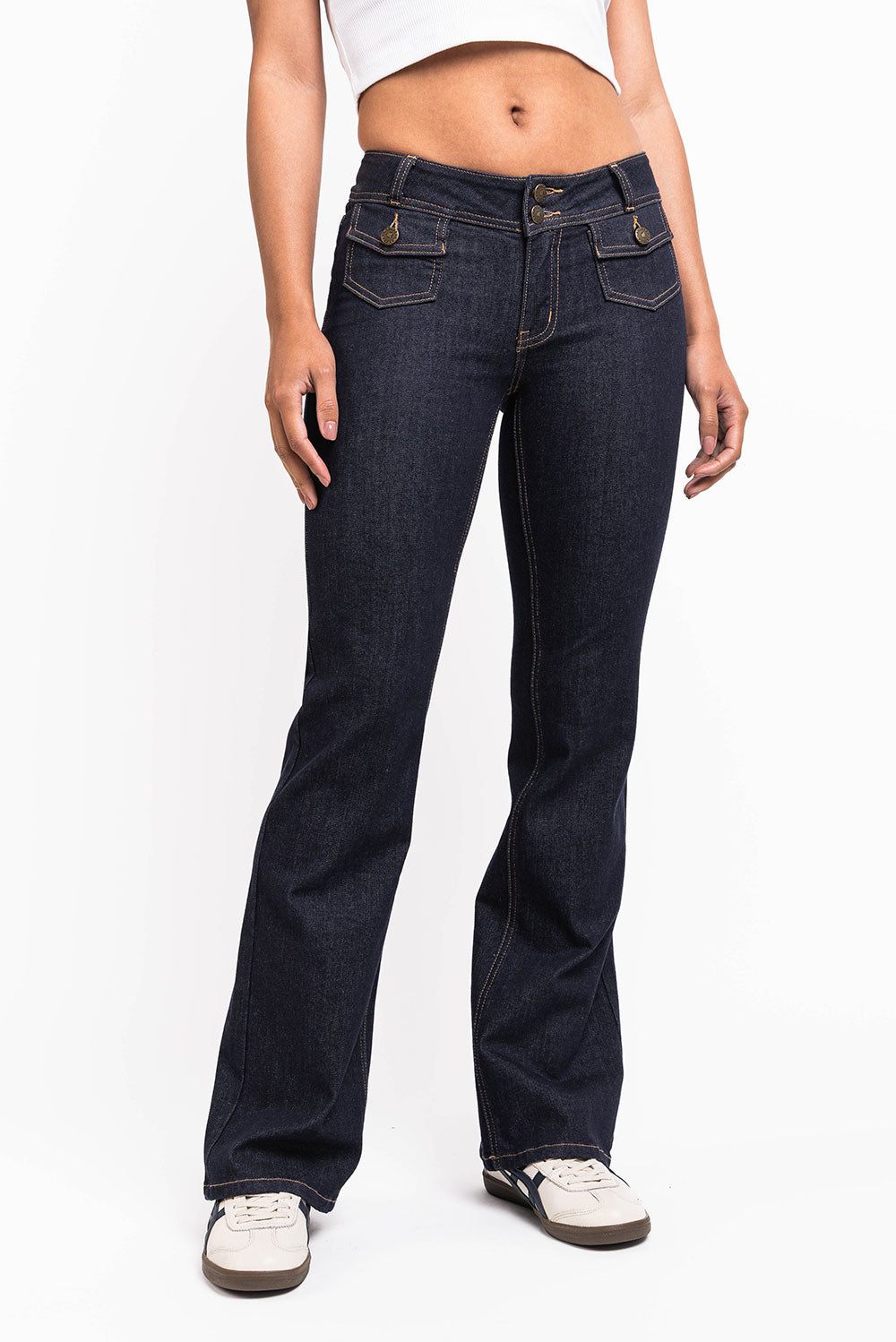Celine 01Low Bootcut Jeans - Raw Denim