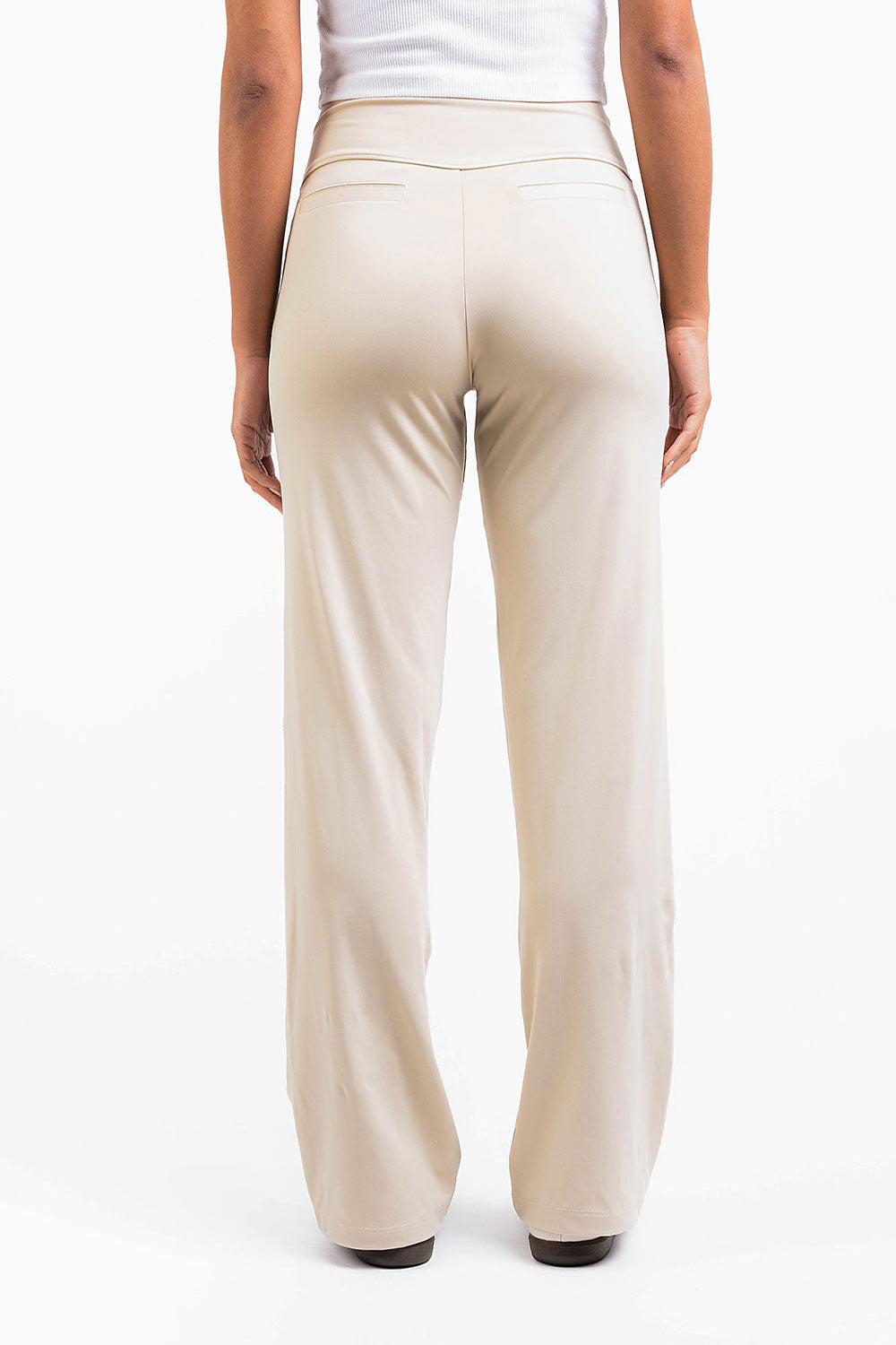 Freja 02High ActiveFlex Straight Pants - Beige